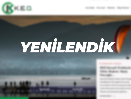 Web Sayfamız Yenilendi...